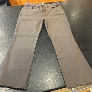 Madewell green gray Jeans mid-rise